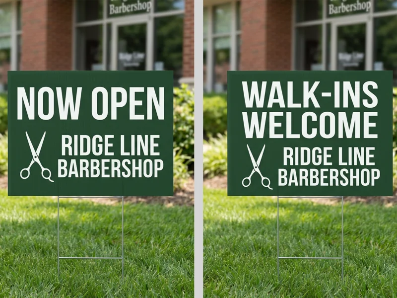 Yard Signs (Two Sided)