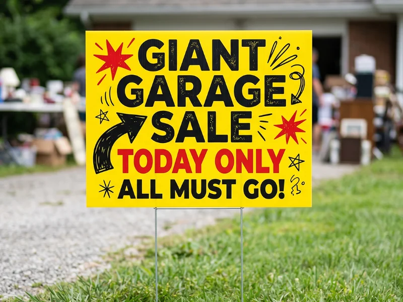 Yard Signs (One Side)