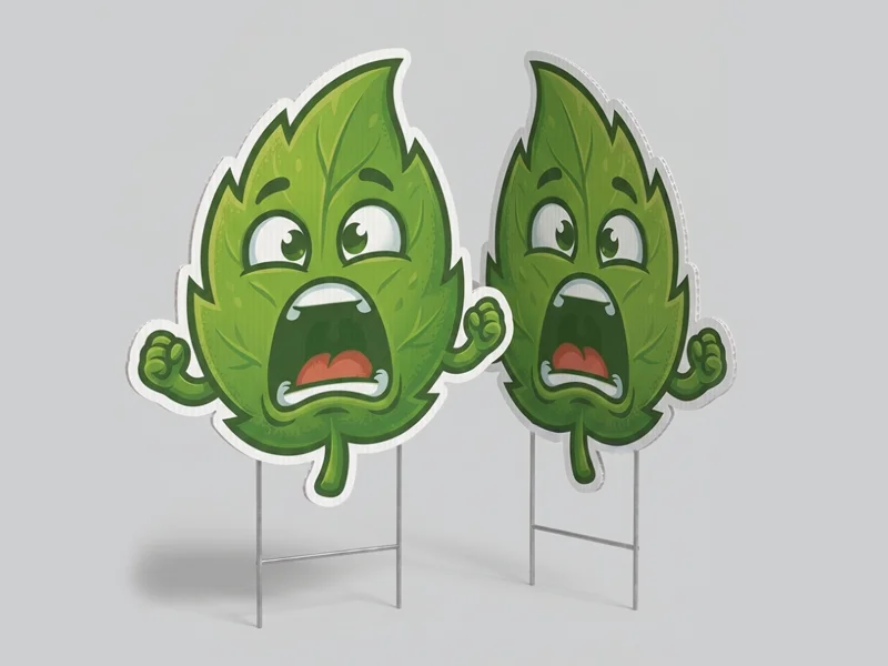 Die-Cut Yard Signs (Two Sided)