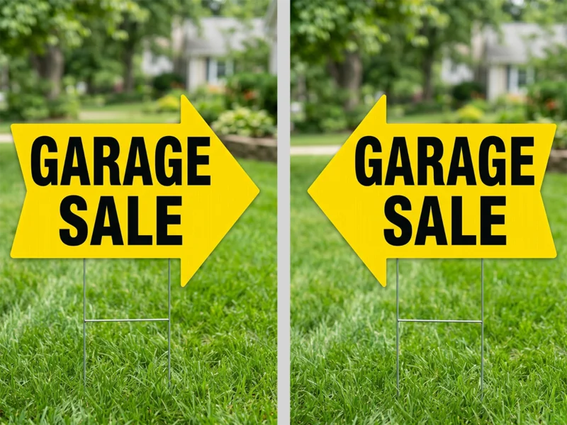 Die-Cut Yard Signs (Two Sided)